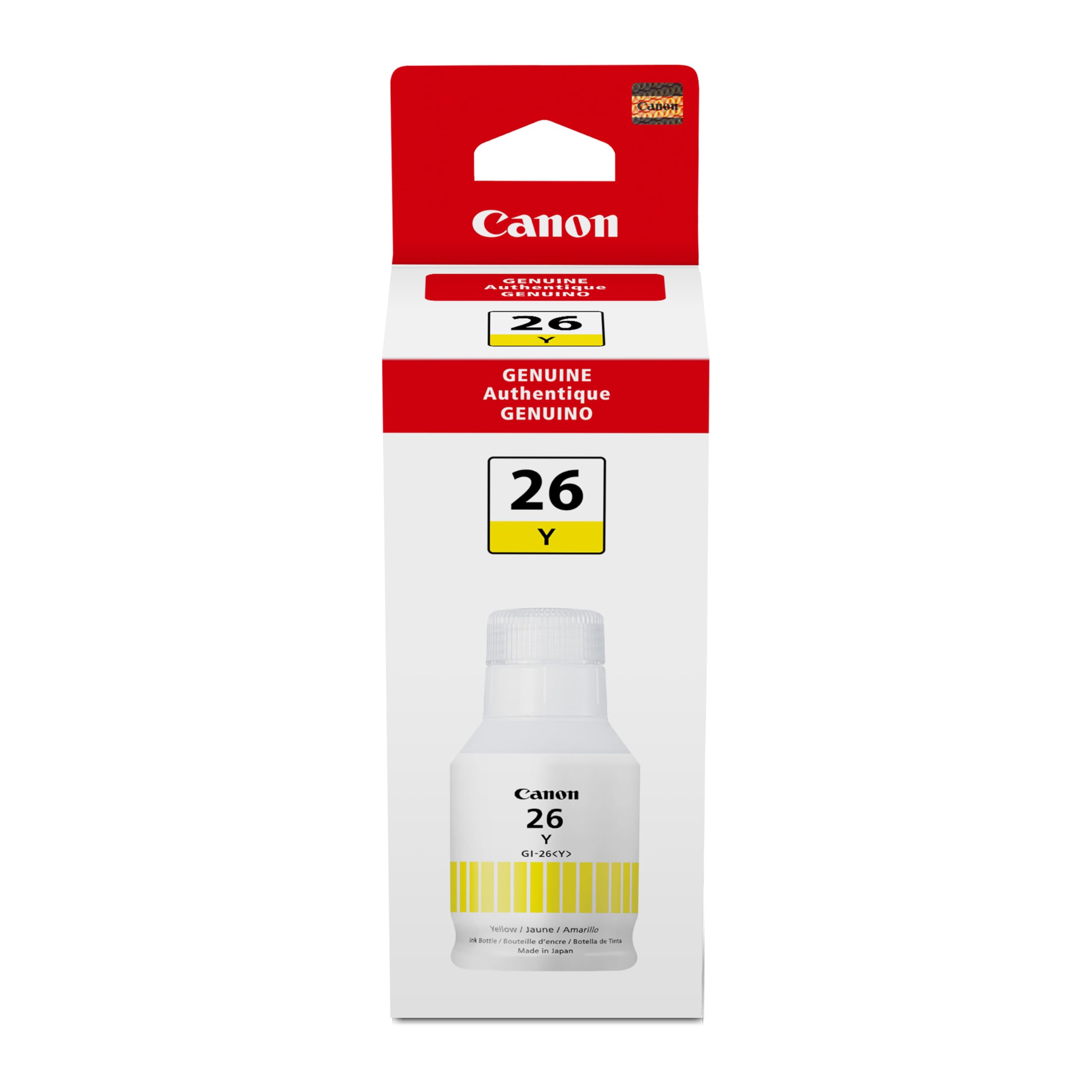 Canon - ミルク Amazon.com: Canon GI-26 Genuine Pigment Yellow Ink Bottle